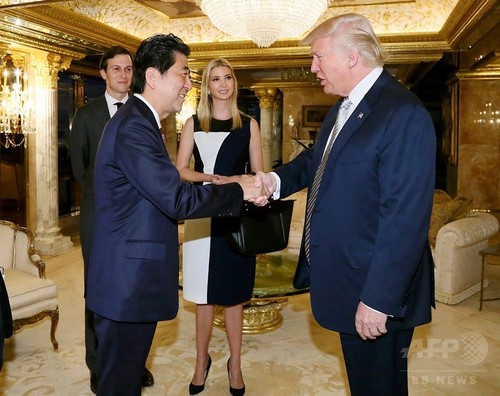 安倍総理とトランプ次期大統領の会談